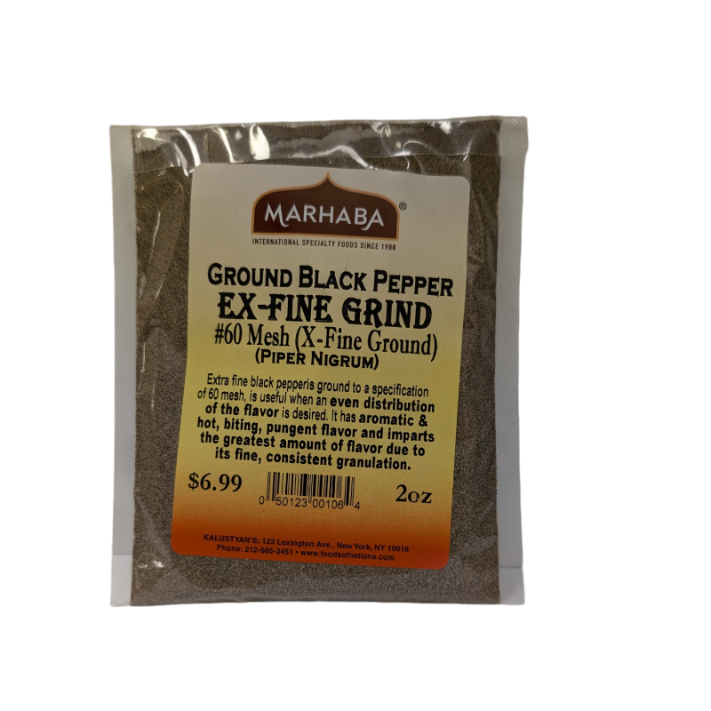 Black Peppercorn X-Fine Ground # 60
