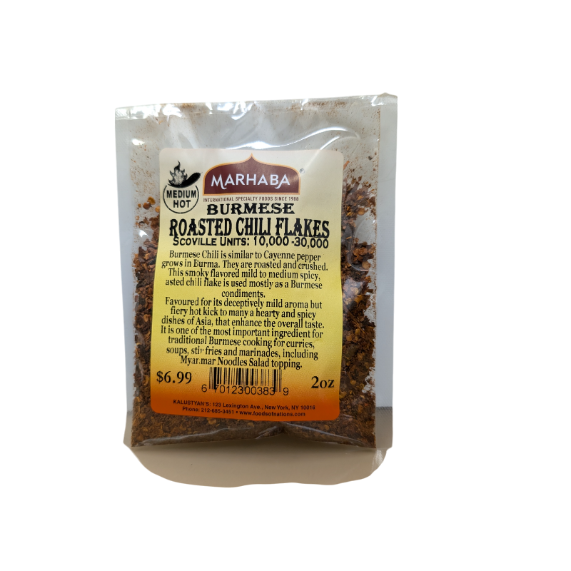 Burmese Roasted Chili Flakes Medium-Hot