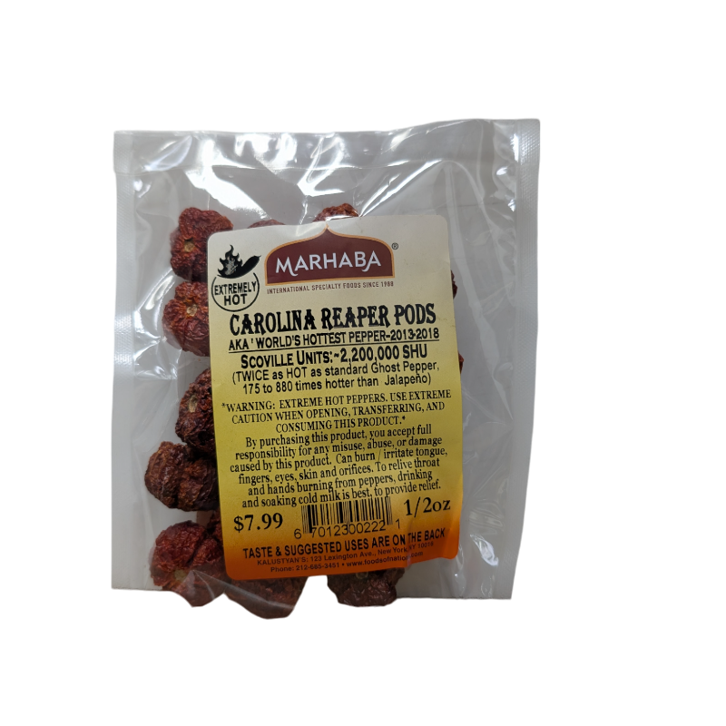 Carolina Reaper Pods Extremely-Hot Oz