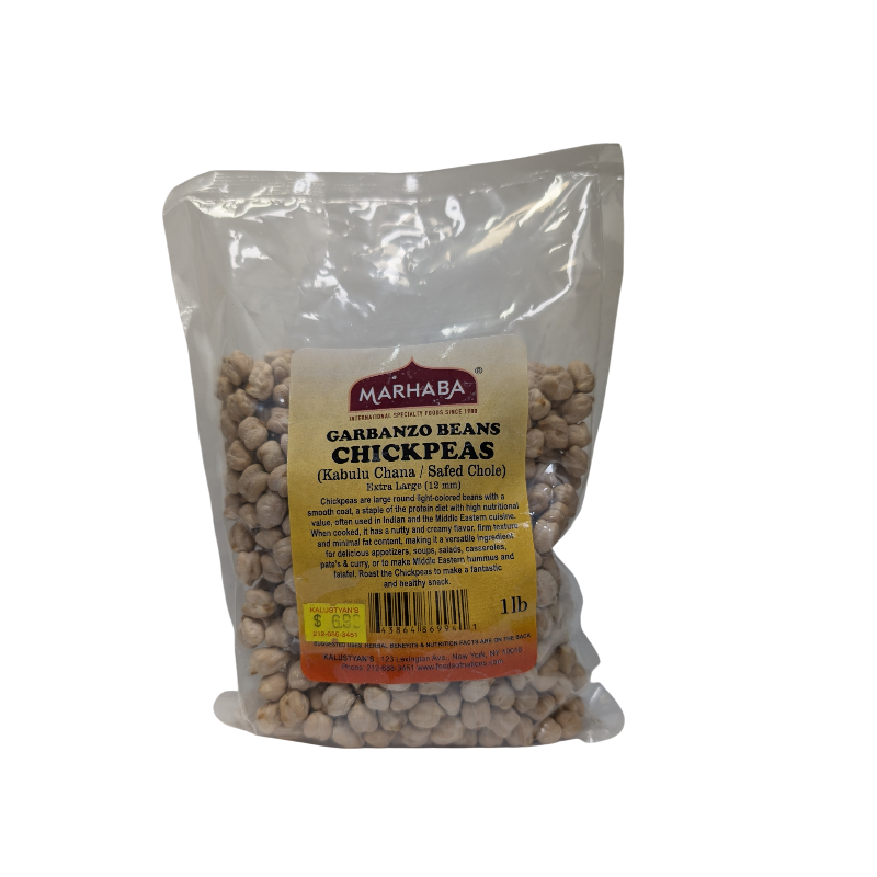 Chickpeas (Garbanzo Beans), Ex-Large (11-12 mm)