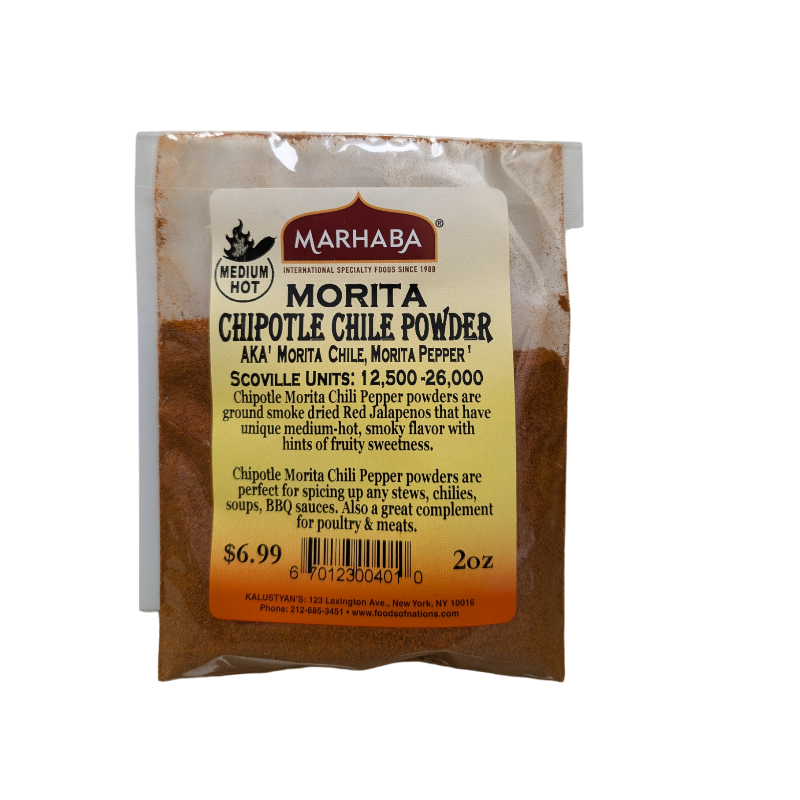 Chipotle Chile Powder Morita Medium-Hot