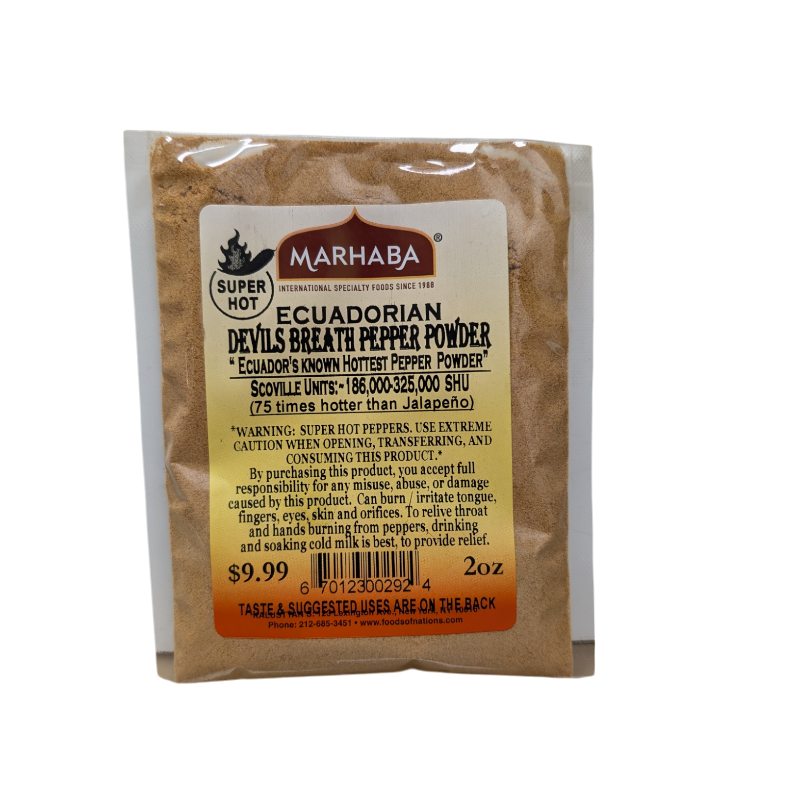 Devils Breath Pepper Powder Ecuadorian Super-Hot