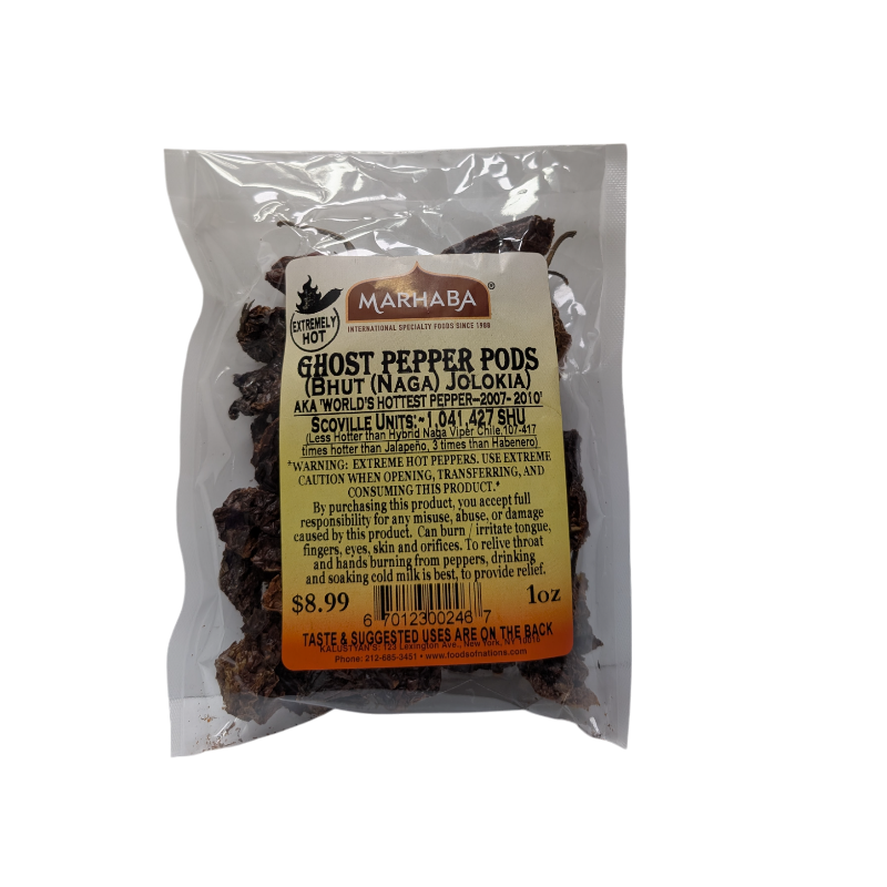 Ghost Pepper Pods Extremely-Hot