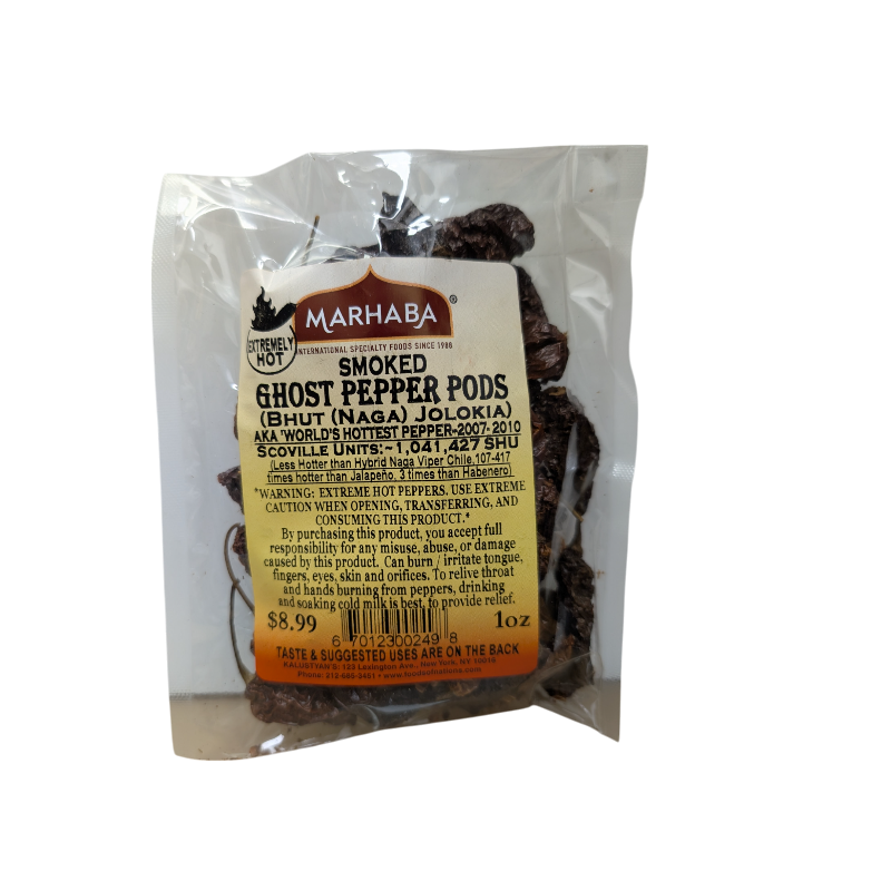 Ghost Pepper Smoked Pods Extremely-Hot