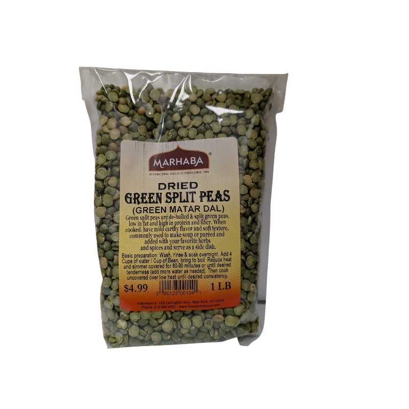 Green Split Peas, Dried