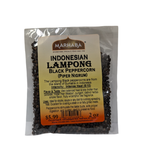 Lampong Black Peppercorn Indonesian