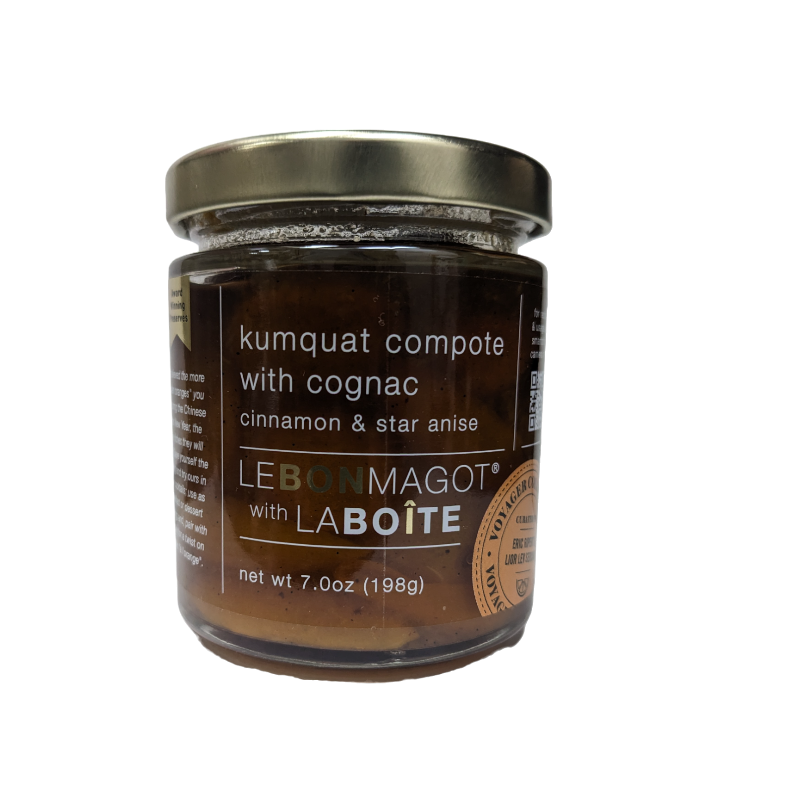 Kumquat compote with cognac