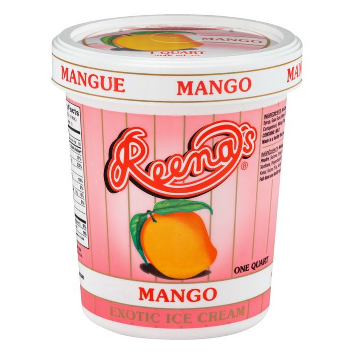 Reena's Mango Exotic Ice Cream - 1 Quart