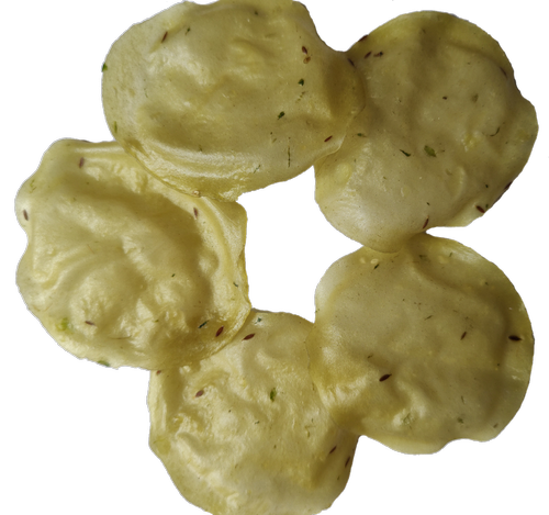 Khichiya (Rice Papad), Green Chili