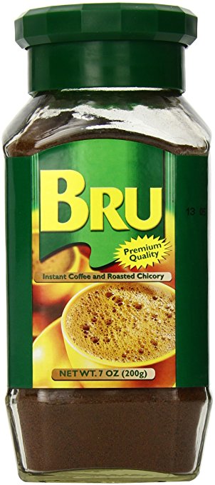 Instant Coffee w/ Roasted Chicory, Bru
