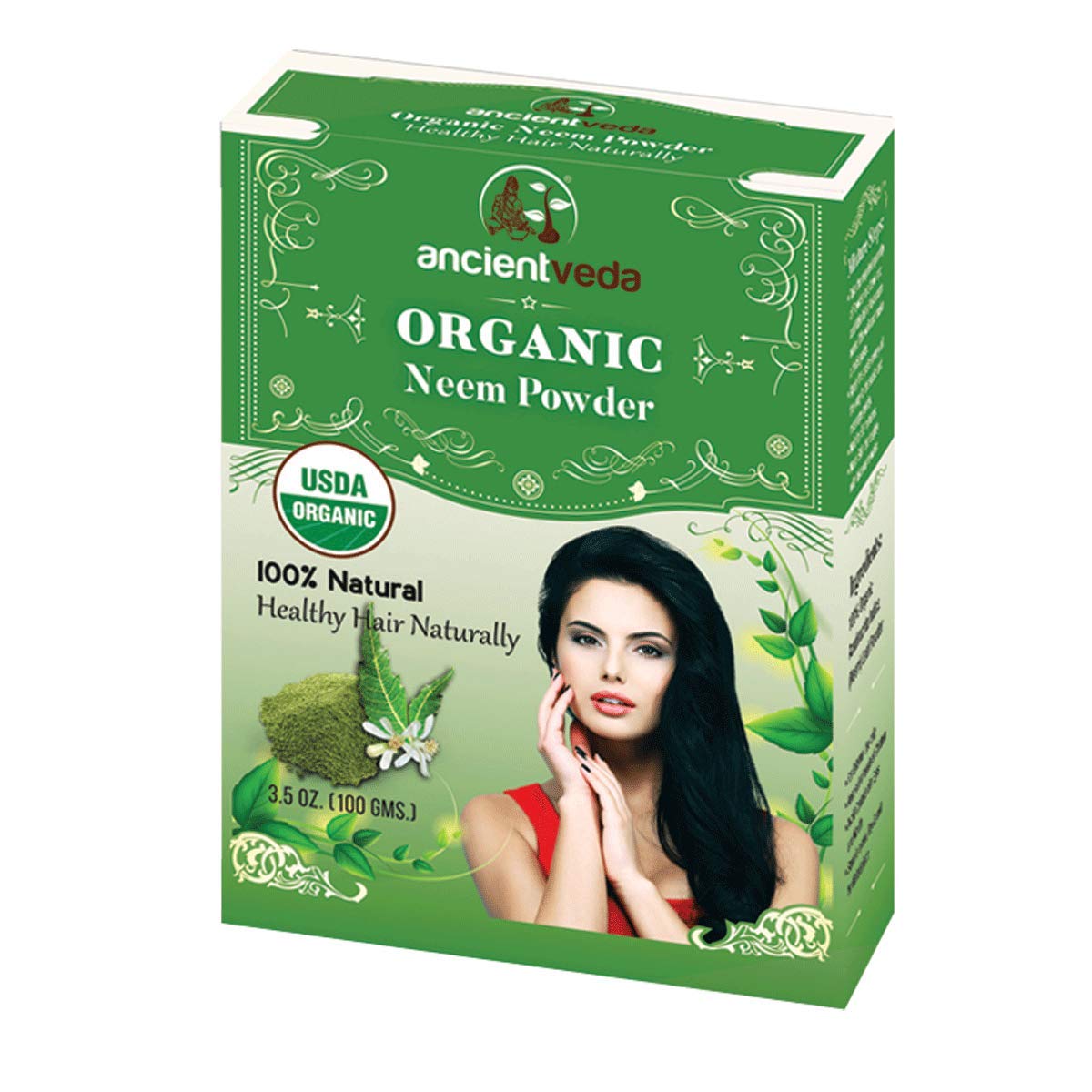 AncientVeda Neem Powder (100% Natural), Organic