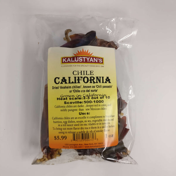 California Chili, Dried Pod