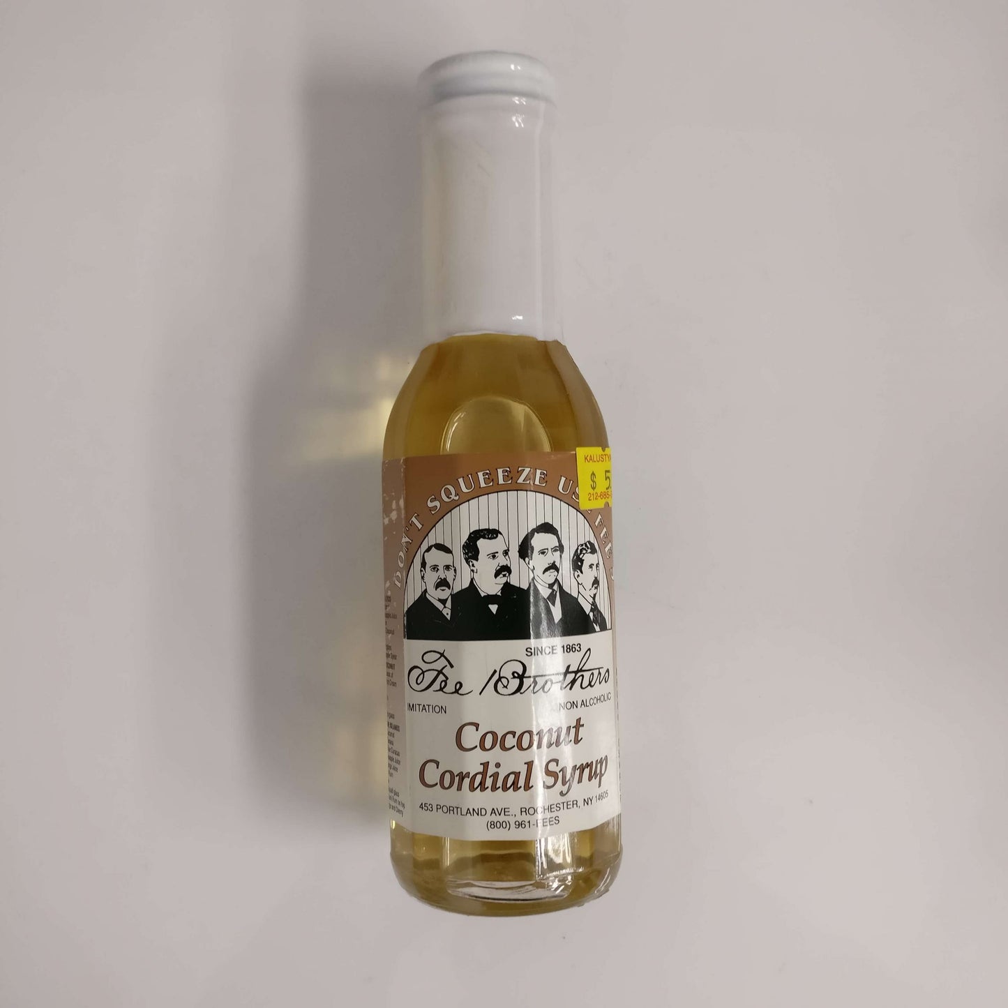 Fee Brothers, Coconut Cordial Syrup