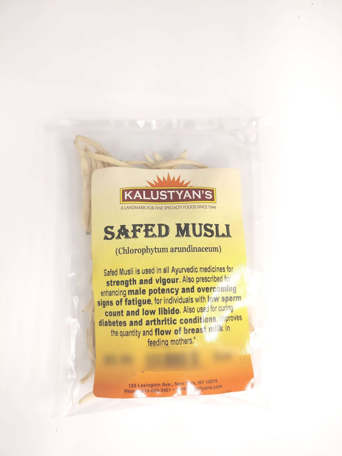 Safed Musli (Chlorophytum arundinaceum)