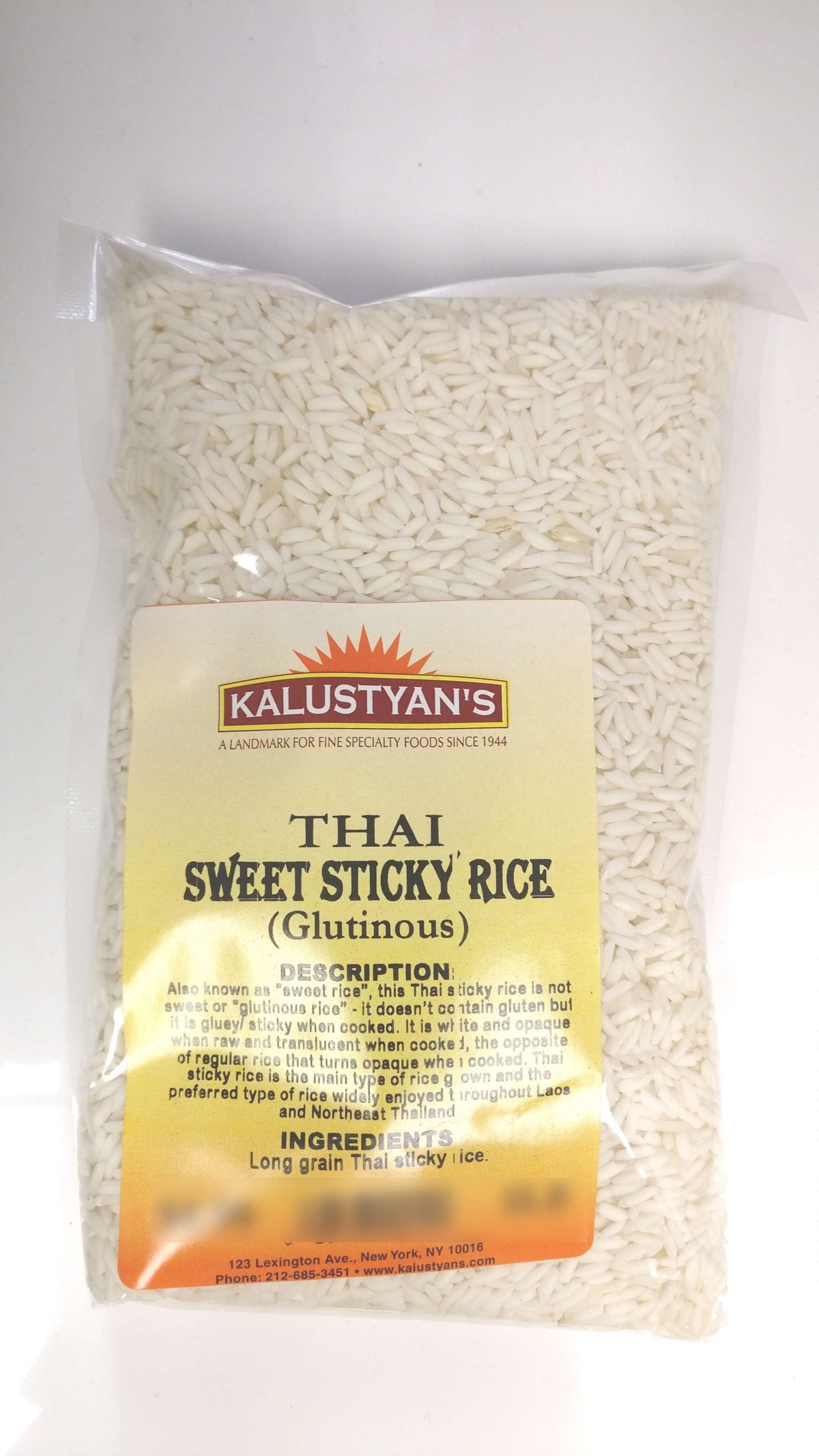 Thai Sweet Sticky Rice