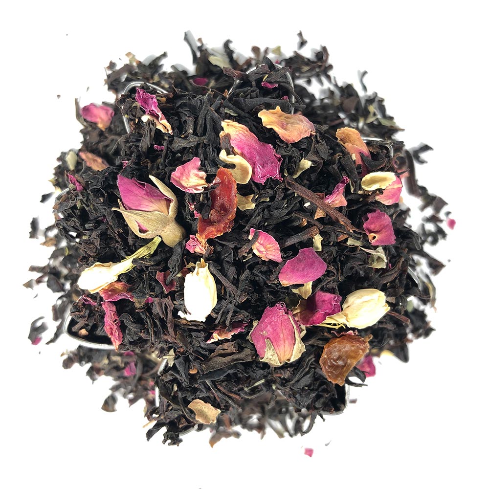 Vanilla Rose Black Tea w/ Rose Buds