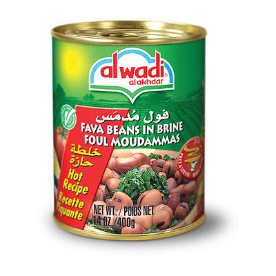 Foul Moudammas (Fava Beans) in brine