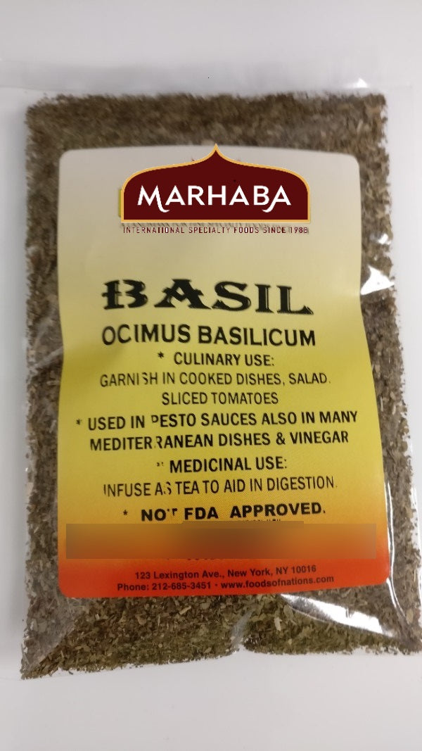 Basil Leaf Ocimus Basilicum Dried