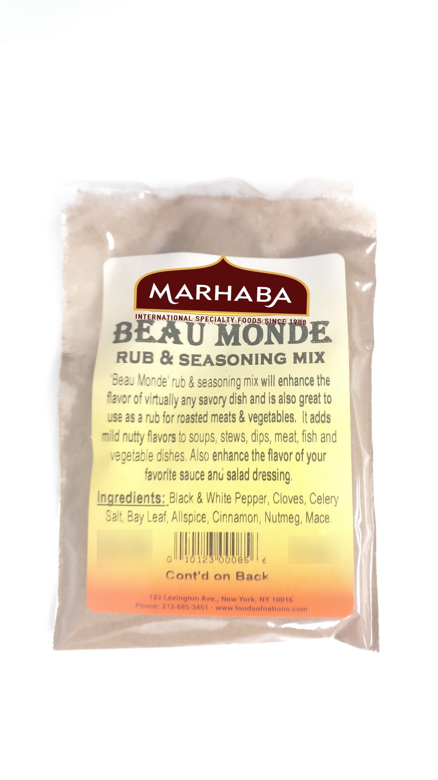 Beau Monde Seasoning Mix