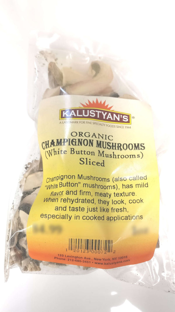 Champignon Mushroom, Sliced, Organic