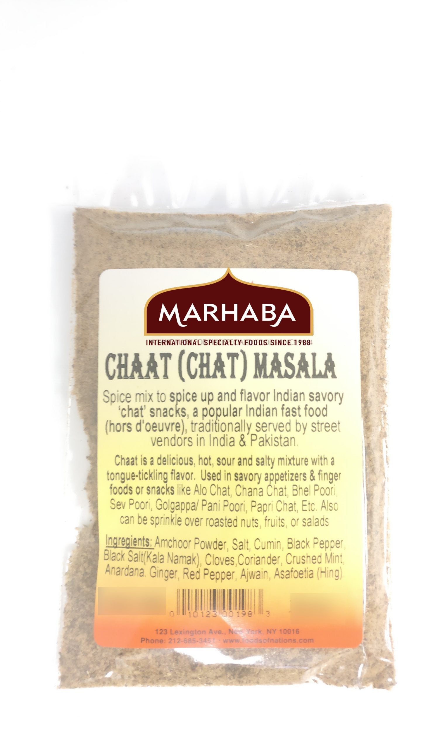 Chat (Chaat) Masala, Indian Street Foods Seasoning Mix