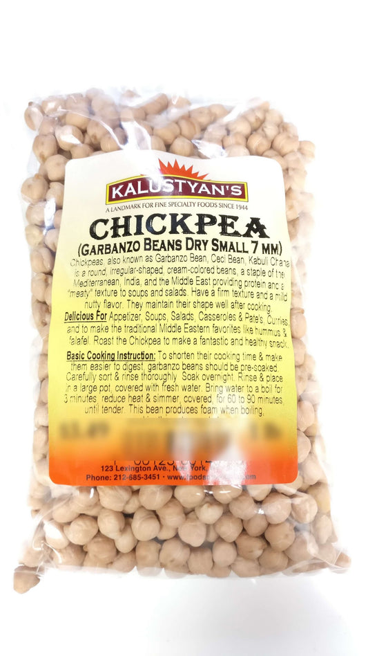Chickpeas (Garbanzo Beans), Small (7mm)