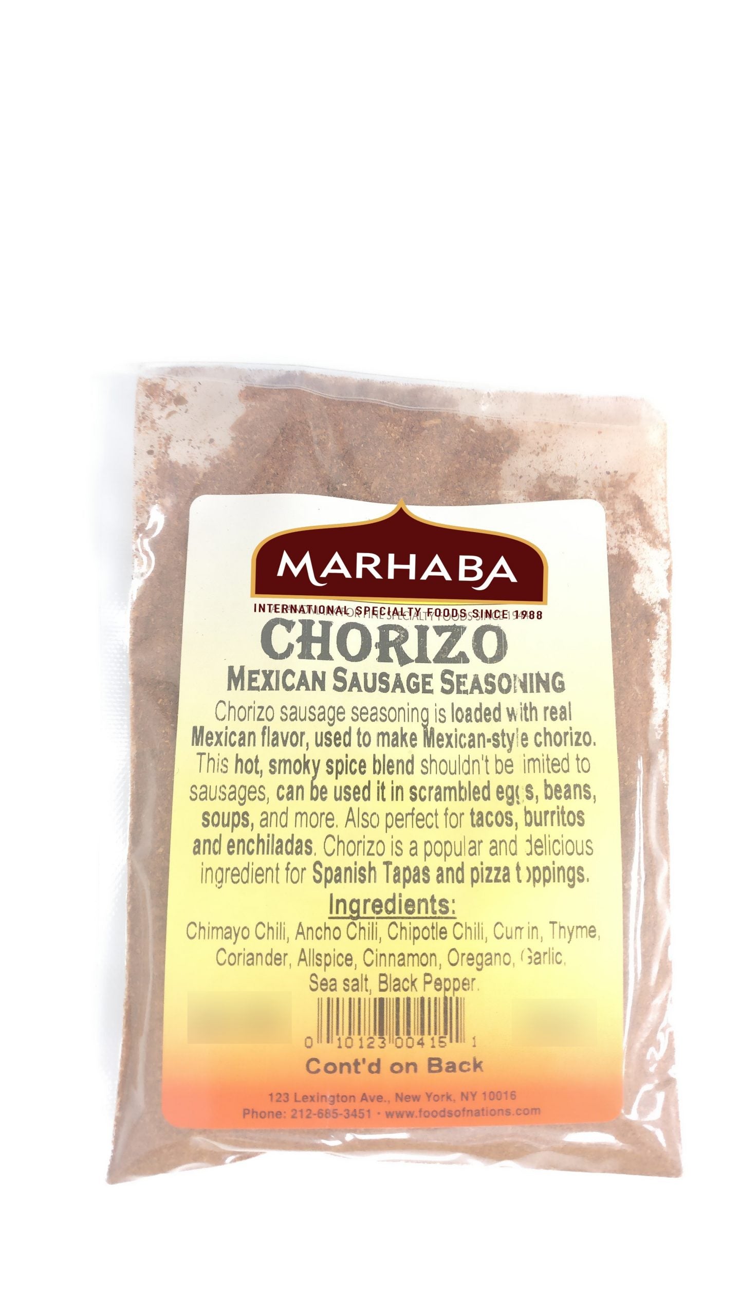 Chorizo Seasoning
