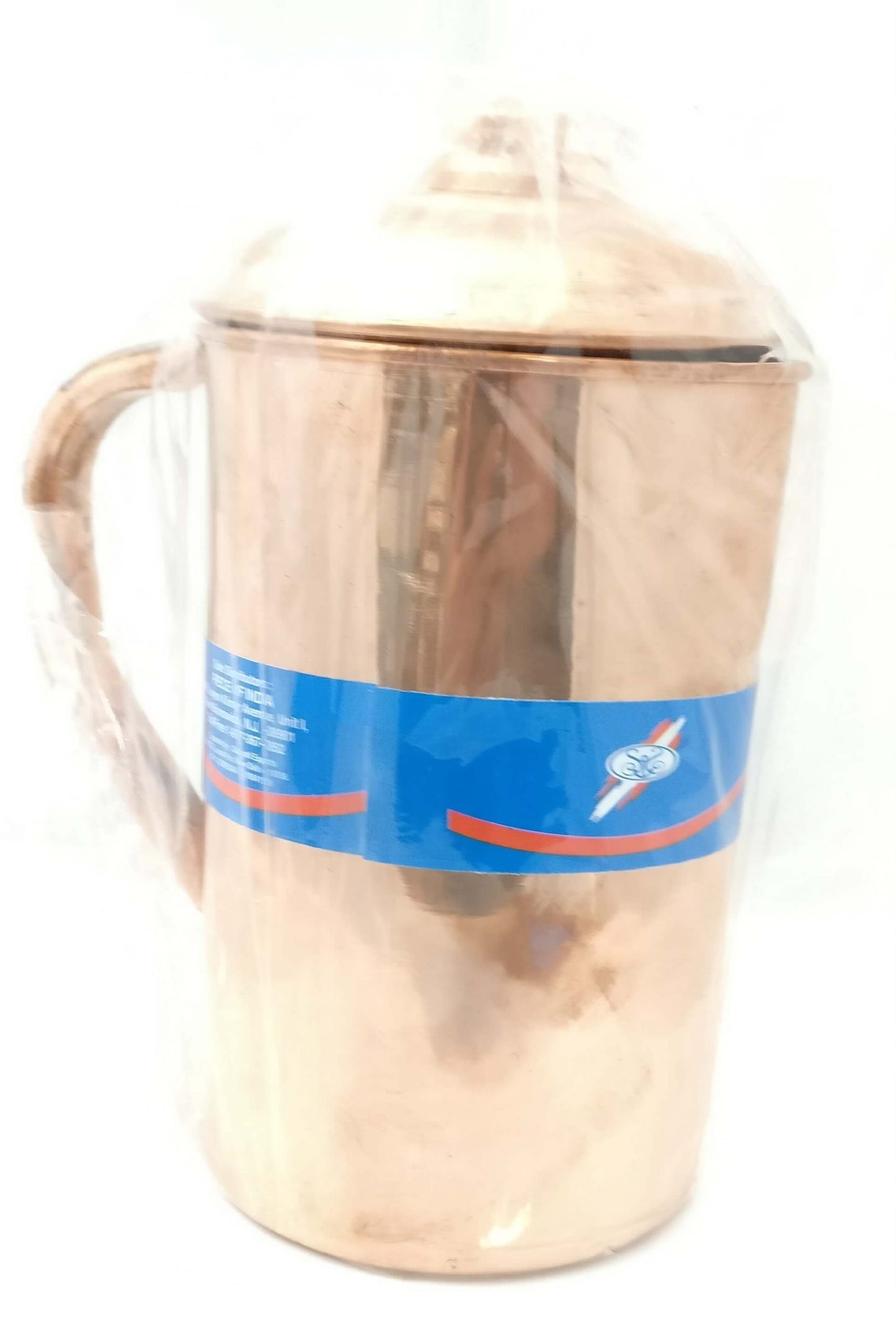 Jug / Water Pitcher , Copper, w/Lid
