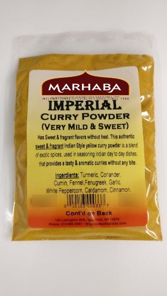 Sweet hotsell curry powder