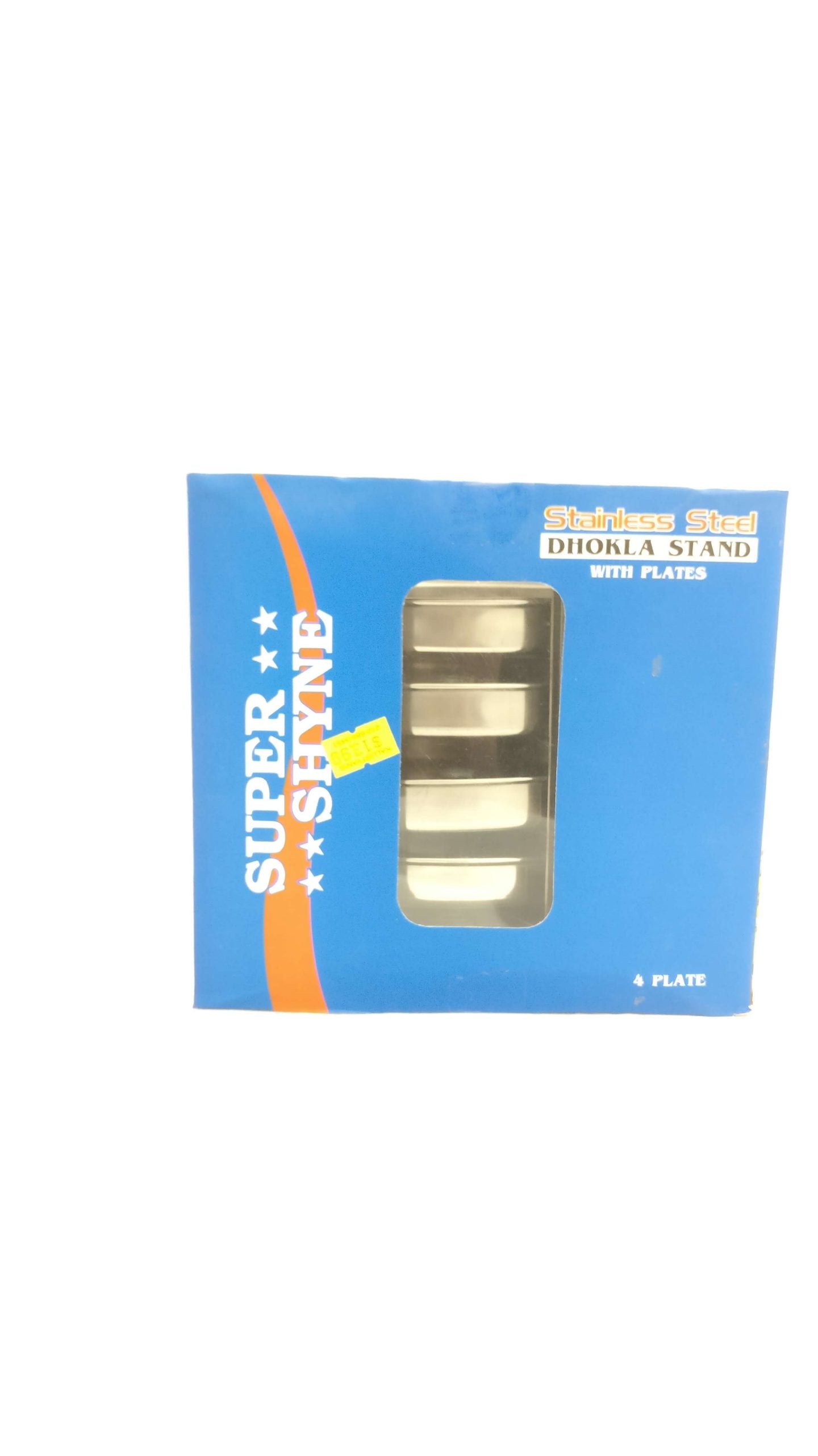 Dhokla Cooker Big With 4 Plate, Stainless Steel