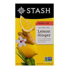 Lemon Ginger, Herbal Tea, Caffeine-Free