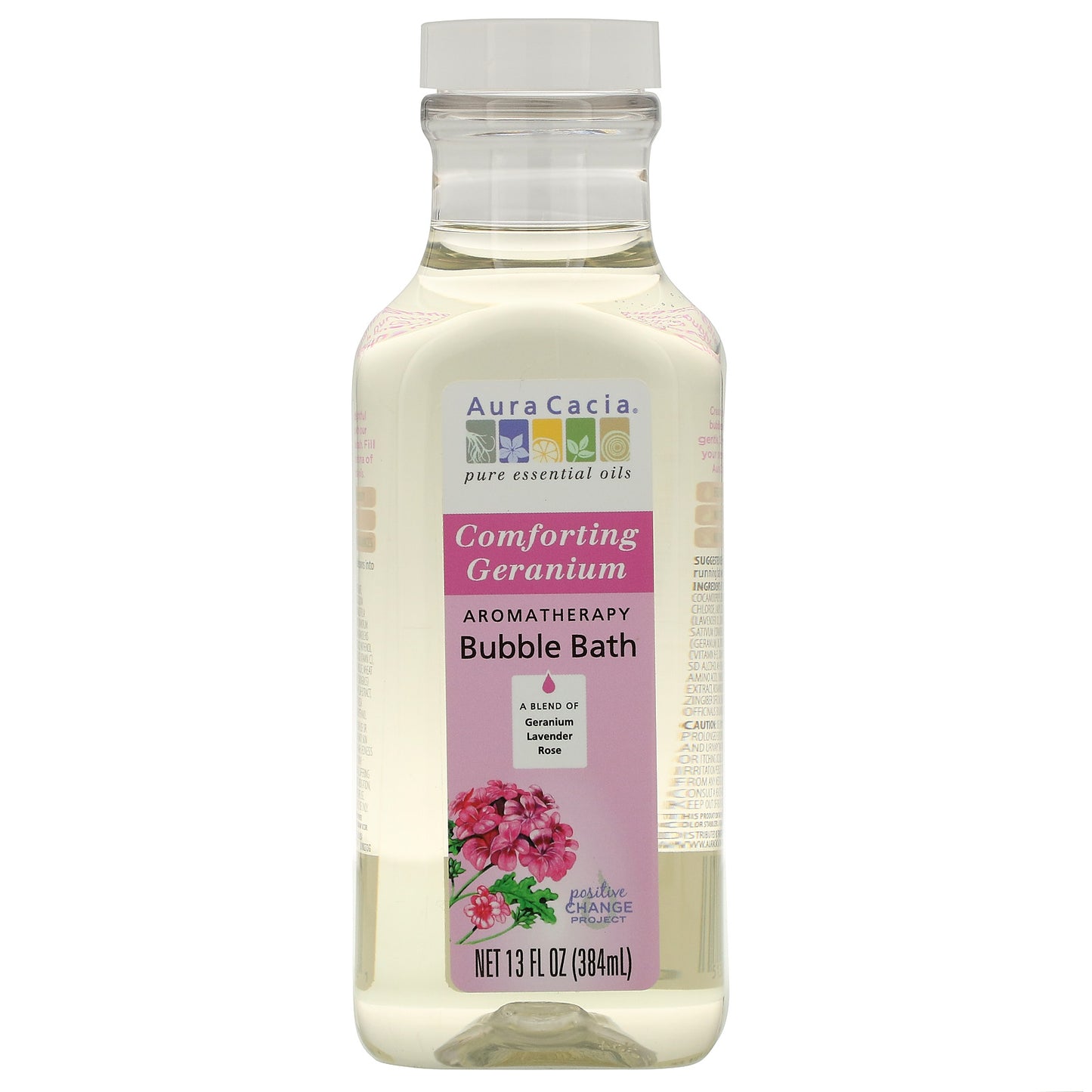 Comforting Geranium, Aromatherapy Bubble Bath