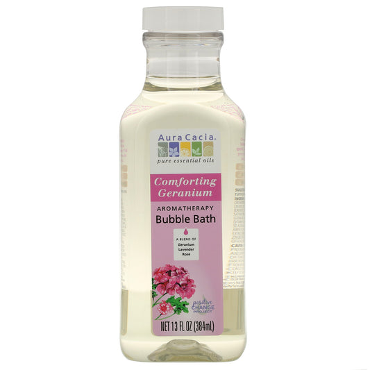 Comforting Geranium, Aromatherapy Bubble Bath