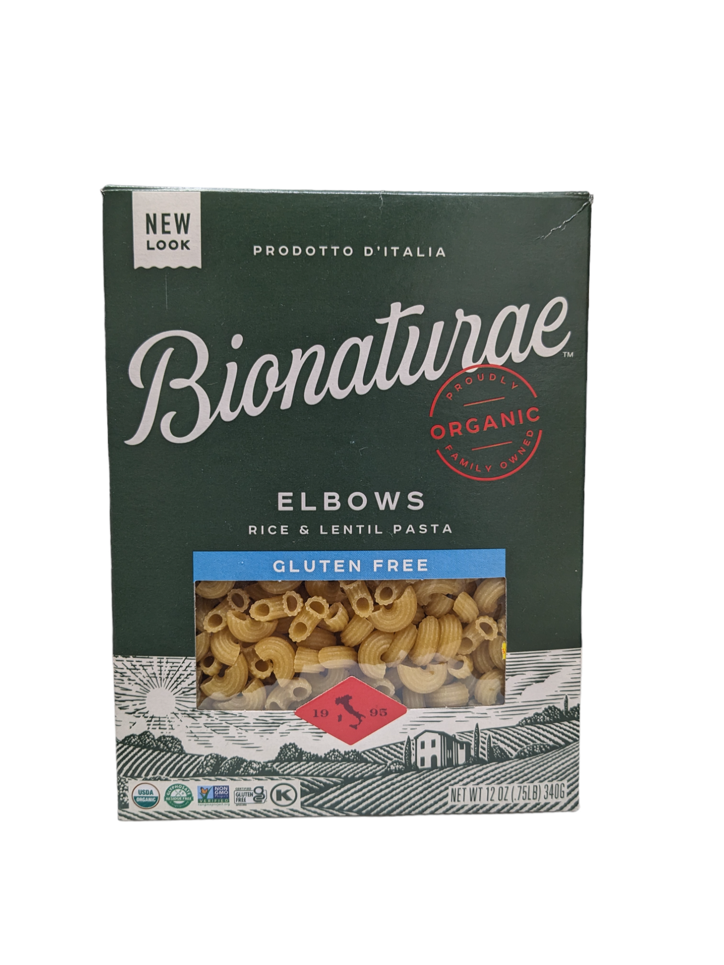 Elbows Rice and Lentil Pasta