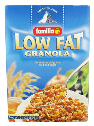 Granola, Lowfat, Mixed Grains, Fruit & Flakes