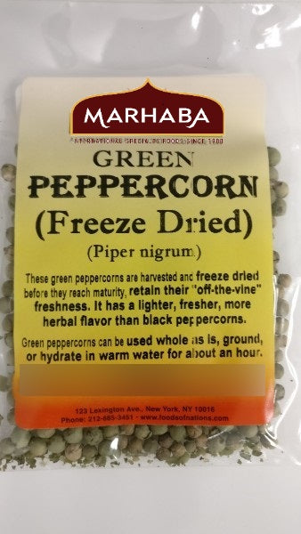 Green Peppercorn, Freeze Dried