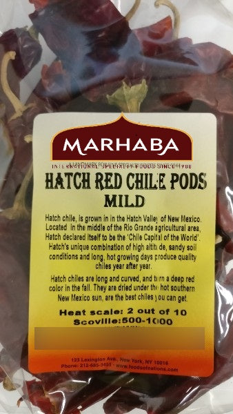 Hatch Red Chili Pods, Mild