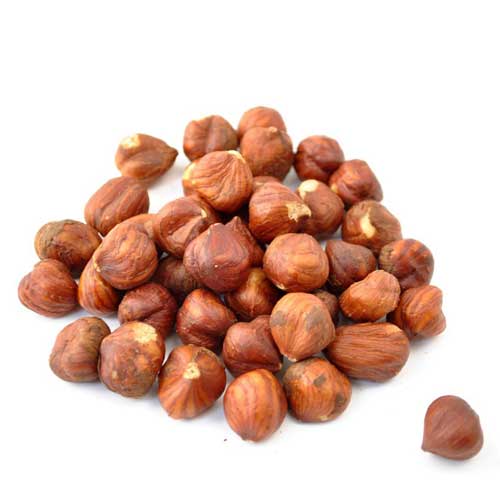 Hazelnuts (Filberts), Raw, Shelled