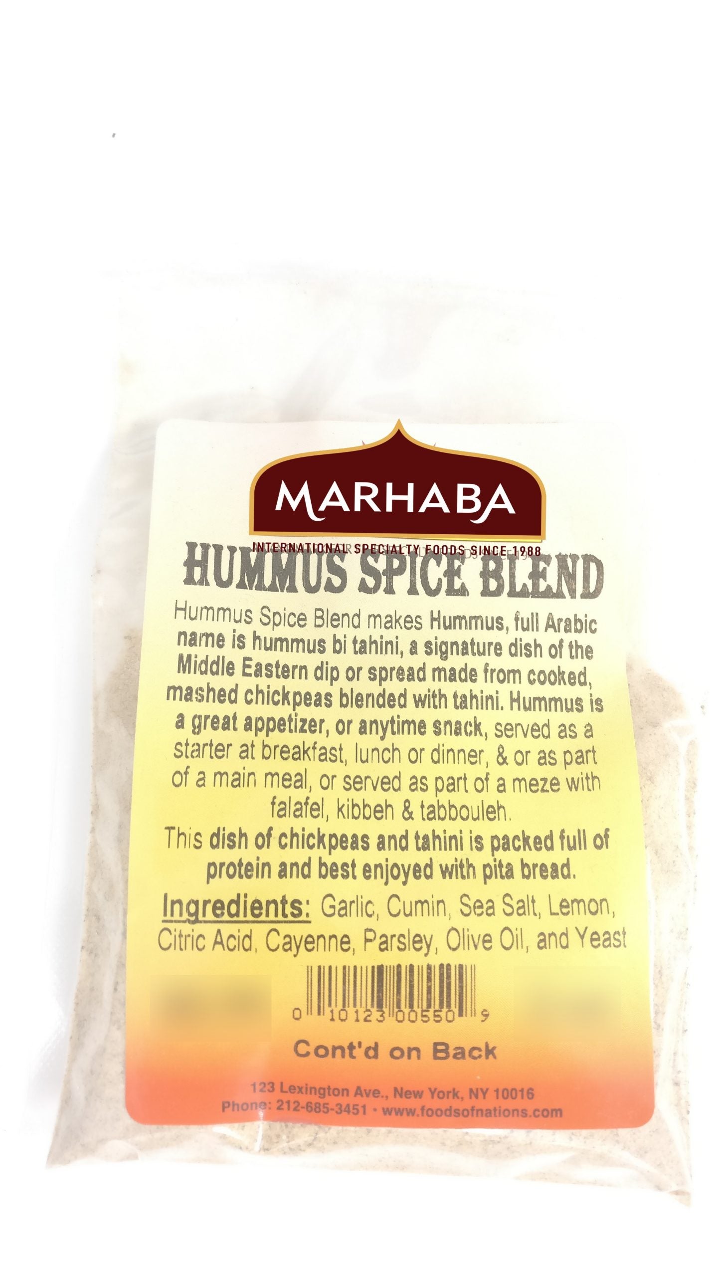 Hummus Spice Blend
