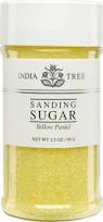 Sanding Sugar, Yellow Pastel Color