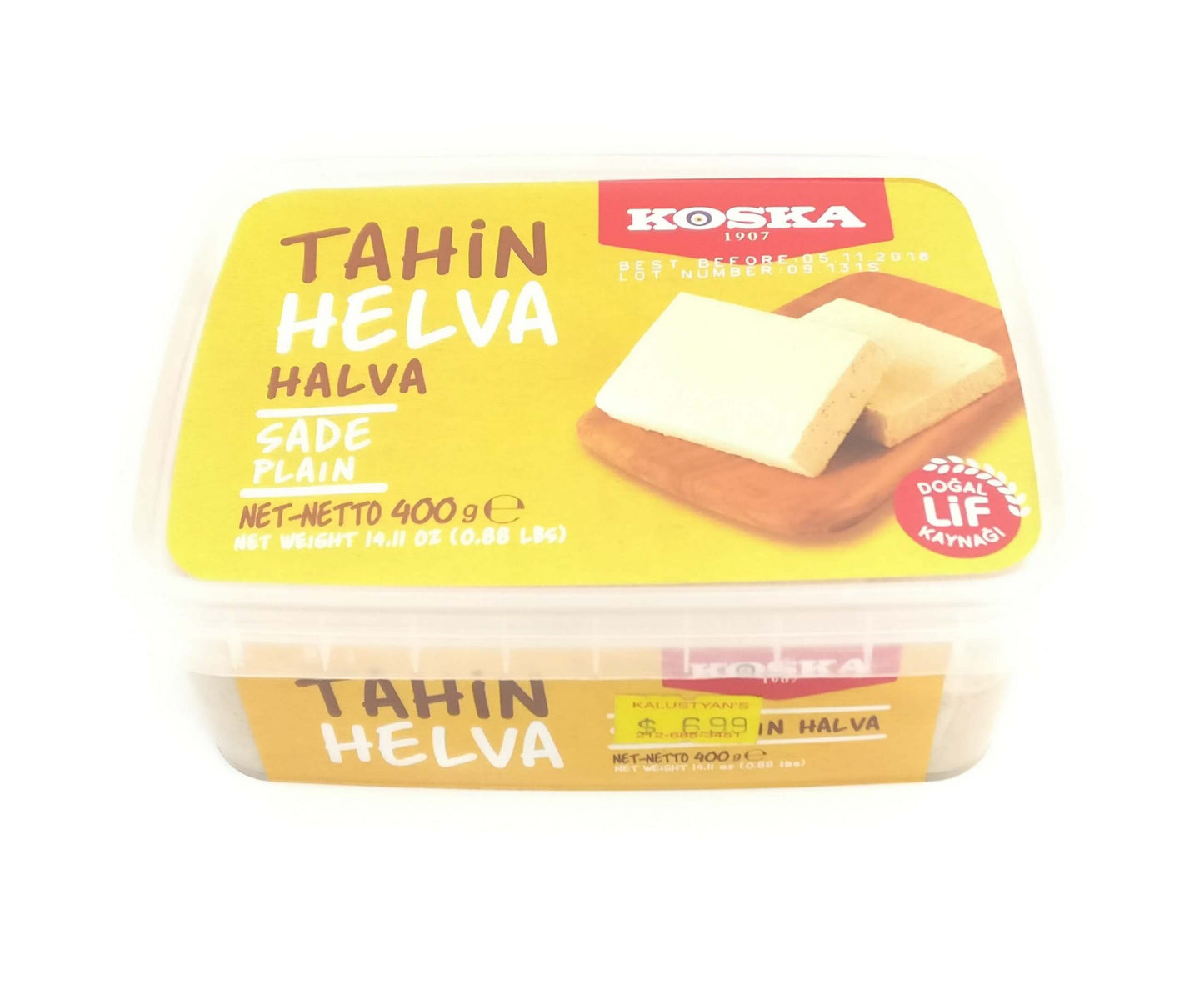 Halva, Plain (Tahin Helvasi)