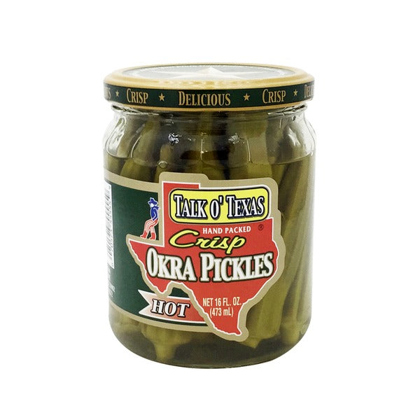 Okra Pickles (Crisp), Hot