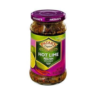 Hot Lime Relish, Fruity & Chunky, Hot