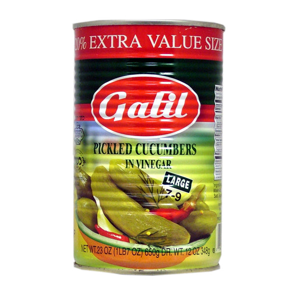 Pickled Cucumbers in Brine, Large 7-9
