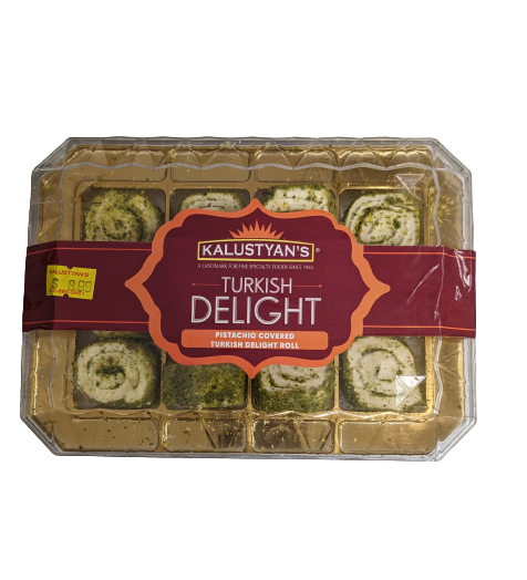 Turkish Delight Pistachio Covered Roll