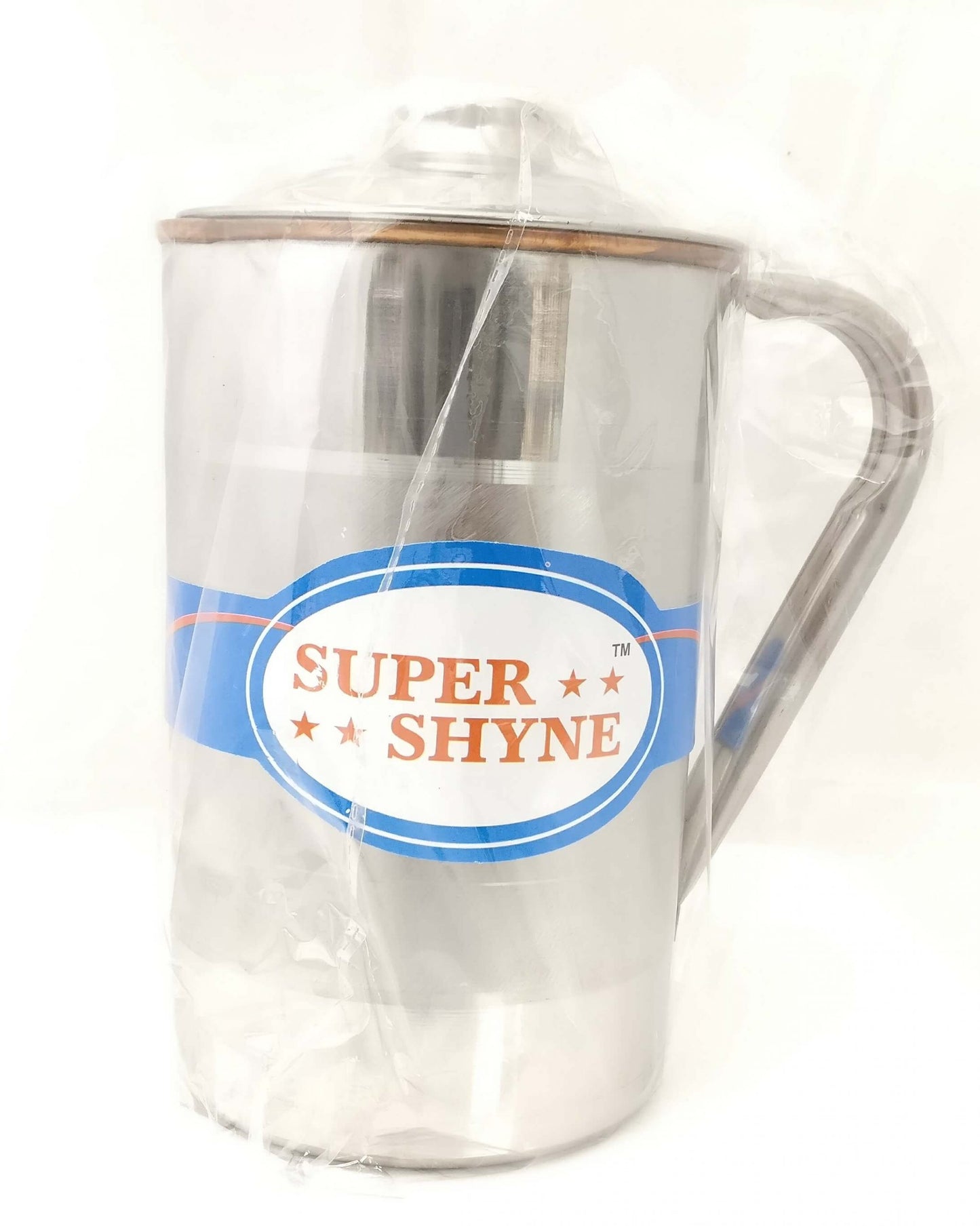 Jug/ WaterPitcher, S/Steel & Copper, w/ Lid