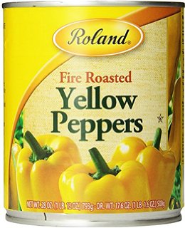 Yellow Peppers, Fire Roasted