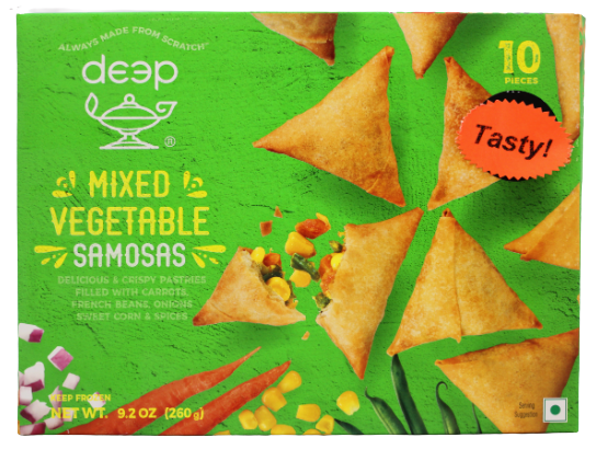 Deep Mixed Vegetable Samosa