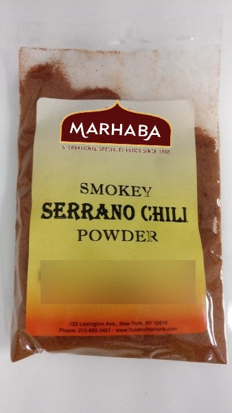 Serrano Chili ( Smoked) Powder