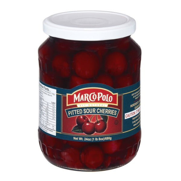 Sour Cherries (Pitted) in Sugar & Water